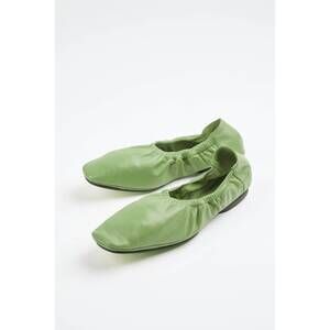 NEW MARI GIUDICELLI travel ballerina in verde